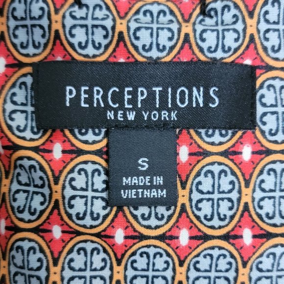 Perceptions New York Sleeveless Border Print Pleated Summer Dress - S - Picture 5 of 7